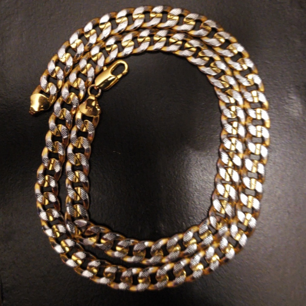 Mens gold necklace